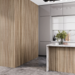 How slatted boards transform plain walls into luxurious features